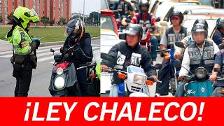 ES LEY El chaleco debe tener las PLACAS de la moto [upl. by Einre]