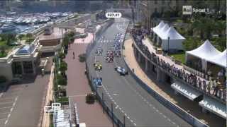 GP2 Montecarlo Monaco RACE 2 Huge Start crash 26052012 [upl. by Durer]