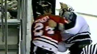 Bob Probert vs Brent Severyn Oct 13 1998 [upl. by Nalyorf]