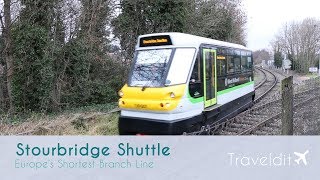 Europes shortest branch line  the Stourbridge Shuttle train [upl. by Darline]