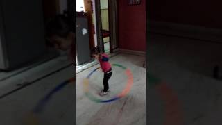 How to do Hula hoop by 4 year old jiya [upl. by Orson]