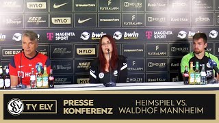 TV Elv  Pressekonferenz  SV Elversberg vs Waldhof Mannheim  260822 [upl. by Giacinta662]