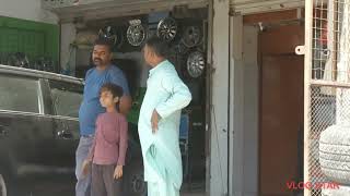 Car Wheel Alignment and Wheel Balancing in Karachi Sharifabad Near Old Furniture Market [upl. by Culhert]