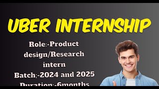 UBER SDE Internship  Batch  20242025  Biggest hiring for internship [upl. by Eleni]