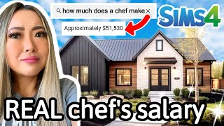 building a house for every career using REAL LIFE salaries in Sims 4 Career build series ep 1 [upl. by Arezzini500]