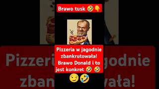 PIZZERIA W JAGODNIE UPADŁA 🍕 🤣shorts polityka polish memy [upl. by Ronn509]