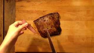 How To Cut Meat Against The Grain  Cooking Light [upl. by Atnahc850]