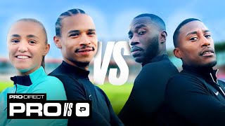 BAYERN MUNICH SPECIAL 🔥 LEROY SANE amp GEORGIA STANWAY vs FILLY amp HARRY PINERO  PRO VS PRODIRECT [upl. by Euqcaj]