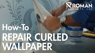 How to Repair Curled Wallpaper [upl. by Aurelio]