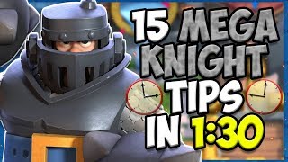 15 QUICK Tips About Mega Knight⚫ Clash Royale [upl. by Zetneuq]