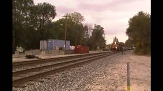 Fostoria Ohio Trains Part 1  1062012 [upl. by Chu442]