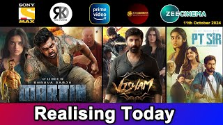 4 New South Hindi Dubbed Movies Releasing Today  Martin Pt Sir  11th October 2024 [upl. by Merriott613]