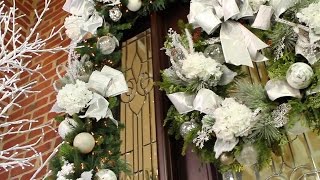 How to Decorate Your Holiday Entryway video [upl. by Errot616]