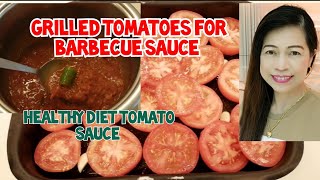 Vlog 121 GRILLED TOMATOES FOR BARBECUE SAUCE [upl. by Nevaeh8]