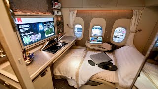 EMIRATES Boeing 777 First Class  Dubai to Brussels flight in 4K PHENOMENAL [upl. by Mcconaghy49]