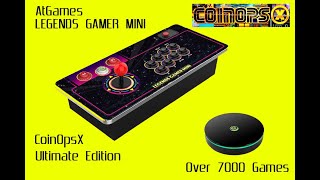 AtGames Mini Ultimate Edition CoinOps X 2023 [upl. by Eyma]