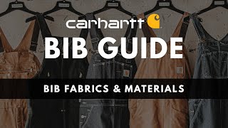 A Closer Look at Carhartt Bib Materials [upl. by Harrell]