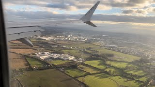 Ryanair 737 MAX 8200 approach and landing into Dublin [upl. by Enyak427]