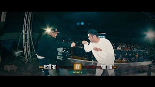 FlipTop  Pistolero vs Zend Luke [upl. by Annawek]