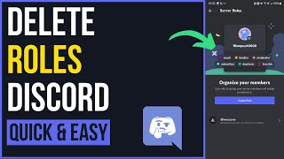 How to Delete Roles in Discord Mobile App 2024 [upl. by Itida]