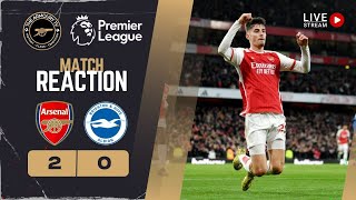 KAI HAVERTZ SCORES AGAIN  Arsenal 20 Brighton Match Reaction [upl. by Adnorehs430]