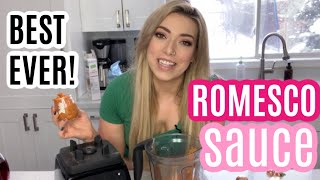 MAGIC ROMESCO SAUCE  My FAVORITE go to sauce [upl. by Psyche]