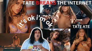 Tate McRae BREAKS the Internet with new single ITS OK IM OK  superfan reacts [upl. by Delila]