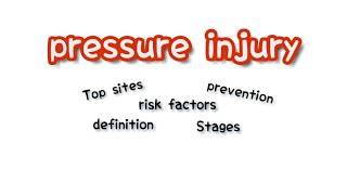 Pressure injuries ulcers  Definition Stages Risk factorsTop sites amp Prevention [upl. by Ardeen]