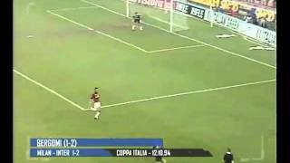 19941995 Coppa Italia  Milan vs Inter 12 [upl. by Rogergcam]