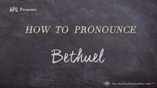 How to Pronounce Bethuel Real Life Examples [upl. by Nelloc770]