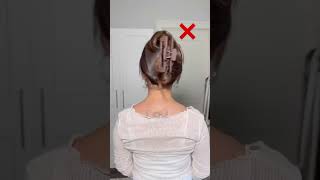 claw clip hairstyle for long hair 🫶🏼hair clawclip clawcliphack easyhairstyles [upl. by Della]