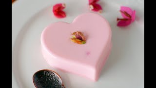 Rose Panna Cotta Recipe  Gulab Pannacotta  No Gelatin  Easy amp Quick Dessert Recipe [upl. by Narcissus]