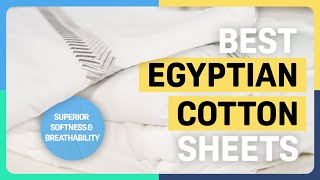 Our Favorite Egyptian Cotton Sheets  The Top 5 [upl. by Baseler81]