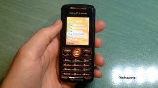 Sony Ericsson W200 retro review old ringtones themes tetris game [upl. by Afesoj]