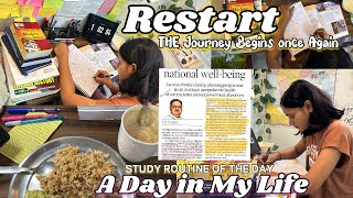 Restart2  PLANNING  SCHEDULING  IMPLEMENTING  A day in the life of IAS ASPIRANT 📚upscupscvlog [upl. by Luis66]