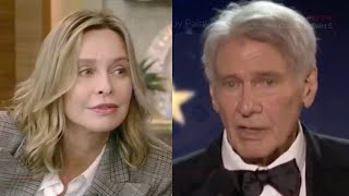 Calista Flockhart Explains Harrison Fords Emotional Moments [upl. by Aleras644]