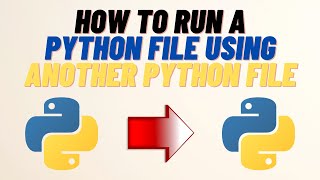 How to Run a Python File Using Another Python File Using Subprocess Very Easy [upl. by Swamy11]