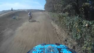 Englishtown Raceway Park Mx Warm Up Track YZ250  101710  Bryan Haskellwmv [upl. by Jilleen]