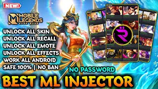 BEST ML INJECTOR NO BAN 2024  UNLOCK ALL SKIN MOBILE LEGENDS  APK SCRIPT SKIN  NBS REBORN [upl. by Phyllys901]