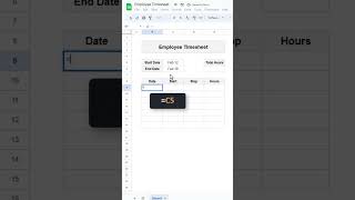 Create an Employee Timesheet in Google Sheets [upl. by Richara]