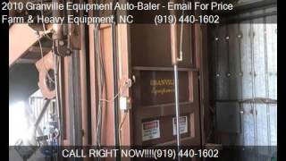 2010 Granville Equipment AutoBaler with Conveyor for sale i [upl. by Ahcsim144]