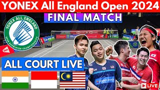 🔴LIVE  Final Match  Yonex All England Open Badminton championships 2024 [upl. by Eillor]