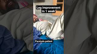 leg active exercise for paralysis patient patient physiotherapy doctor hospital motivation [upl. by Nommad548]