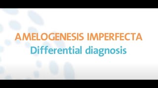 Amelogenesis imperfecta Differential diagnosis [upl. by Foah]