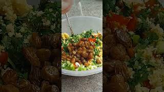 Couscous salad easy recipefood shortvideo [upl. by Isa]