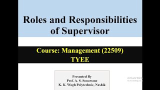 Supervisory Skills Inventory 5 Things Supervisors Need to Know [upl. by Arakihc422]