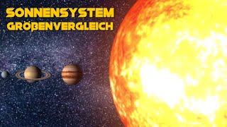 Sonnensystem Größenvergleich [upl. by Nahsad436]