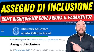 💶 ASSEGNO DI INCLUSIONE 2024 domanda e importi [upl. by Anilejna]