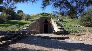 The Treasury of Atreus c 13001250 BCE Mycenae Greece [upl. by Nybor]