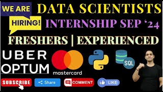 Data Science Jobs for Freshers  Data Scientist Jobs in India  Data Science Jobs 2024  WFH Jobs [upl. by Ikkir]